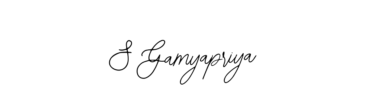 It looks lik you need a new signature style for name S Gamyapriya. Design unique handwritten (Bearetta-2O07w) signature with our free signature maker in just a few clicks. S Gamyapriya signature style 12 images and pictures png