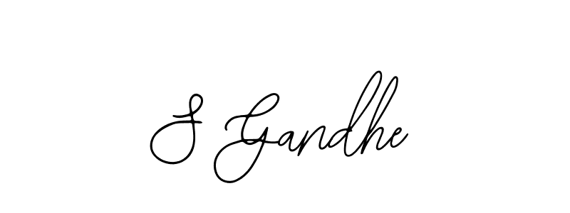 Also we have S Gandhe name is the best signature style. Create professional handwritten signature collection using Bearetta-2O07w autograph style. S Gandhe signature style 12 images and pictures png