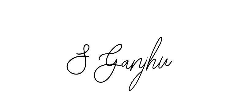 Similarly Bearetta-2O07w is the best handwritten signature design. Signature creator online .You can use it as an online autograph creator for name S Ganjhu. S Ganjhu signature style 12 images and pictures png