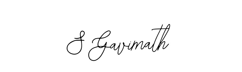 Create a beautiful signature design for name S Gavimath. With this signature (Bearetta-2O07w) fonts, you can make a handwritten signature for free. S Gavimath signature style 12 images and pictures png