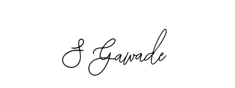 Use a signature maker to create a handwritten signature online. With this signature software, you can design (Bearetta-2O07w) your own signature for name S Gawade. S Gawade signature style 12 images and pictures png