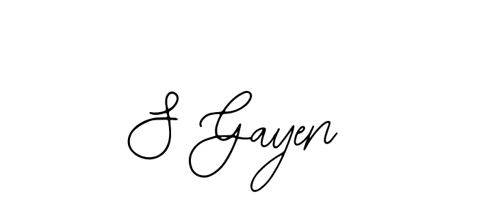 Also You can easily find your signature by using the search form. We will create S Gayen name handwritten signature images for you free of cost using Bearetta-2O07w sign style. S Gayen signature style 12 images and pictures png