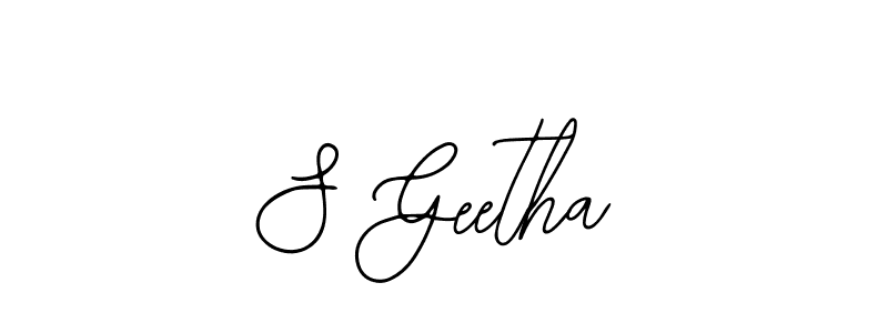 Make a beautiful signature design for name S Geetha. Use this online signature maker to create a handwritten signature for free. S Geetha signature style 12 images and pictures png