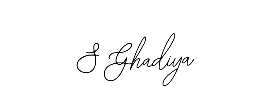 Best and Professional Signature Style for S Ghadiya. Bearetta-2O07w Best Signature Style Collection. S Ghadiya signature style 12 images and pictures png