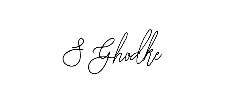 Make a beautiful signature design for name S Ghodke. With this signature (Bearetta-2O07w) style, you can create a handwritten signature for free. S Ghodke signature style 12 images and pictures png