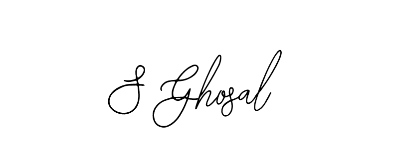 Create a beautiful signature design for name S Ghosal. With this signature (Bearetta-2O07w) fonts, you can make a handwritten signature for free. S Ghosal signature style 12 images and pictures png