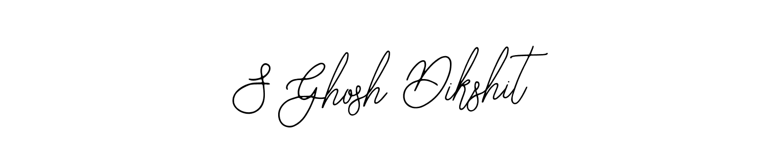The best way (Bearetta-2O07w) to make a short signature is to pick only two or three words in your name. The name S Ghosh Dikshit include a total of six letters. For converting this name. S Ghosh Dikshit signature style 12 images and pictures png