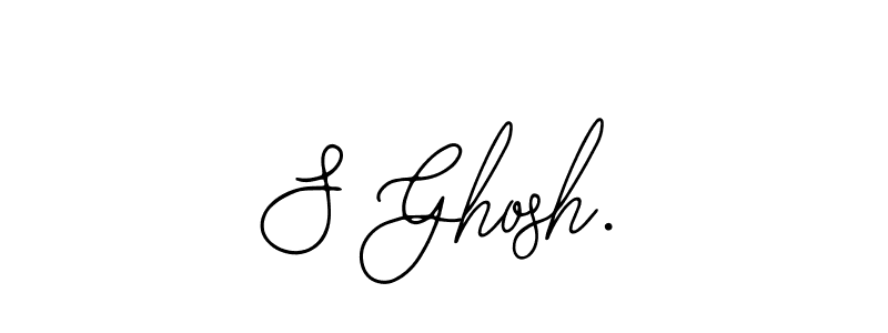 This is the best signature style for the S Ghosh. name. Also you like these signature font (Bearetta-2O07w). Mix name signature. S Ghosh. signature style 12 images and pictures png