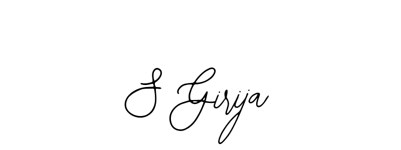 Make a beautiful signature design for name S Girija. With this signature (Bearetta-2O07w) style, you can create a handwritten signature for free. S Girija signature style 12 images and pictures png
