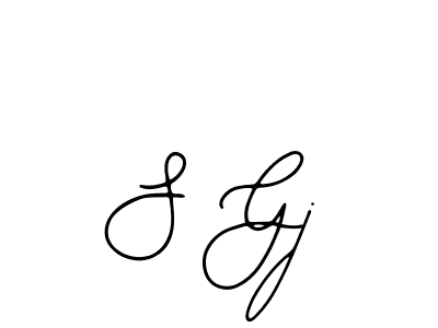 Bearetta-2O07w is a professional signature style that is perfect for those who want to add a touch of class to their signature. It is also a great choice for those who want to make their signature more unique. Get S Gj name to fancy signature for free. S Gj signature style 12 images and pictures png