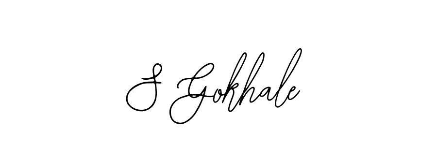 How to make S Gokhale signature? Bearetta-2O07w is a professional autograph style. Create handwritten signature for S Gokhale name. S Gokhale signature style 12 images and pictures png