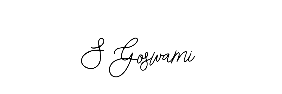 Create a beautiful signature design for name S Goswami. With this signature (Bearetta-2O07w) fonts, you can make a handwritten signature for free. S Goswami signature style 12 images and pictures png