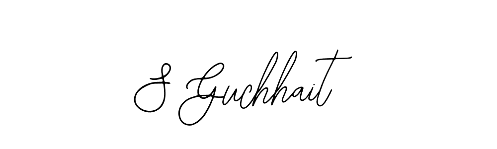 Make a beautiful signature design for name S Guchhait. With this signature (Bearetta-2O07w) style, you can create a handwritten signature for free. S Guchhait signature style 12 images and pictures png