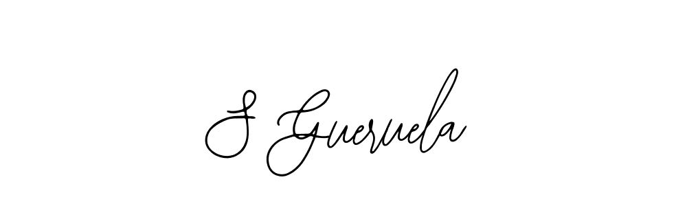 Make a beautiful signature design for name S Gueruela. With this signature (Bearetta-2O07w) style, you can create a handwritten signature for free. S Gueruela signature style 12 images and pictures png