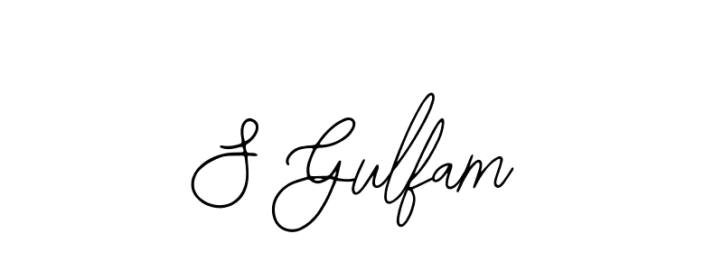 The best way (Bearetta-2O07w) to make a short signature is to pick only two or three words in your name. The name S Gulfam include a total of six letters. For converting this name. S Gulfam signature style 12 images and pictures png