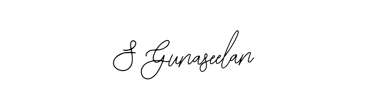 Make a beautiful signature design for name S Gunaseelan. Use this online signature maker to create a handwritten signature for free. S Gunaseelan signature style 12 images and pictures png