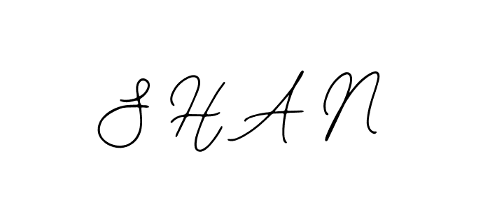 Also we have S H A N name is the best signature style. Create professional handwritten signature collection using Bearetta-2O07w autograph style. S H A N signature style 12 images and pictures png