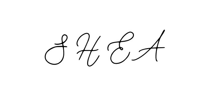 Make a beautiful signature design for name S H E A. With this signature (Bearetta-2O07w) style, you can create a handwritten signature for free. S H E A signature style 12 images and pictures png