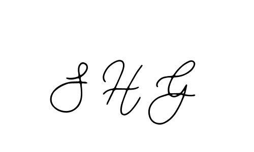 Also we have S H G name is the best signature style. Create professional handwritten signature collection using Bearetta-2O07w autograph style. S H G signature style 12 images and pictures png