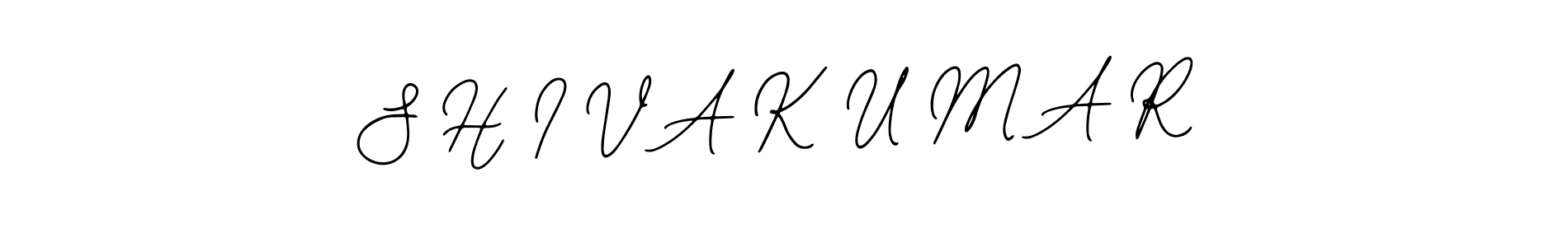 The best way (Bearetta-2O07w) to make a short signature is to pick only two or three words in your name. The name S H I V A K U M A R include a total of six letters. For converting this name. S H I V A K U M A R signature style 12 images and pictures png