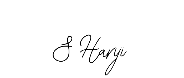 Create a beautiful signature design for name S Hanji. With this signature (Bearetta-2O07w) fonts, you can make a handwritten signature for free. S Hanji signature style 12 images and pictures png