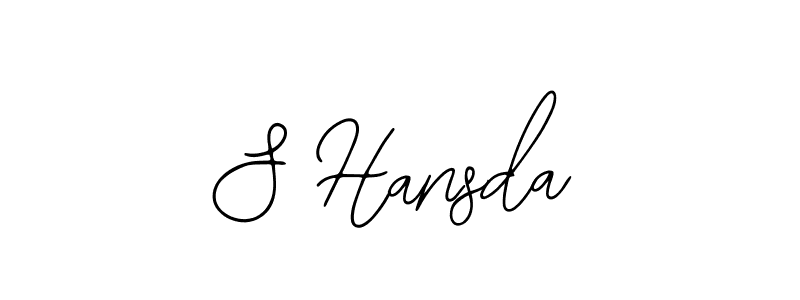 Make a beautiful signature design for name S Hansda. Use this online signature maker to create a handwritten signature for free. S Hansda signature style 12 images and pictures png