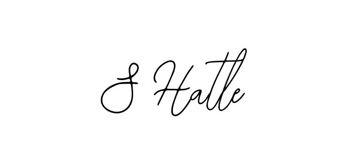 You should practise on your own different ways (Bearetta-2O07w) to write your name (S Hatle) in signature. don't let someone else do it for you. S Hatle signature style 12 images and pictures png