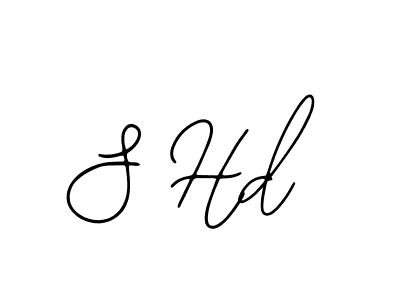 How to make S Hd name signature. Use Bearetta-2O07w style for creating short signs online. This is the latest handwritten sign. S Hd signature style 12 images and pictures png