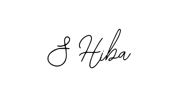 Also You can easily find your signature by using the search form. We will create S Hiba name handwritten signature images for you free of cost using Bearetta-2O07w sign style. S Hiba signature style 12 images and pictures png