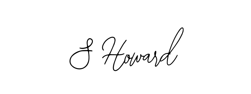 Make a beautiful signature design for name S Howard. With this signature (Bearetta-2O07w) style, you can create a handwritten signature for free. S Howard signature style 12 images and pictures png