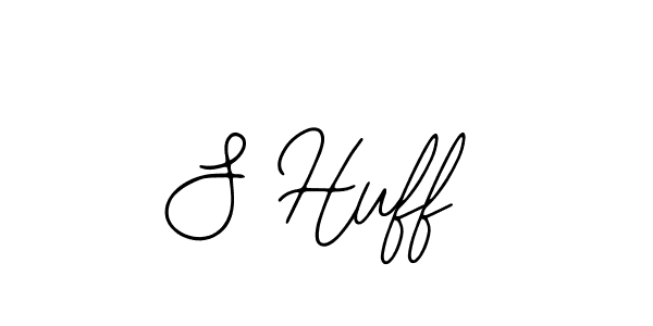 Make a beautiful signature design for name S Huff. With this signature (Bearetta-2O07w) style, you can create a handwritten signature for free. S Huff signature style 12 images and pictures png