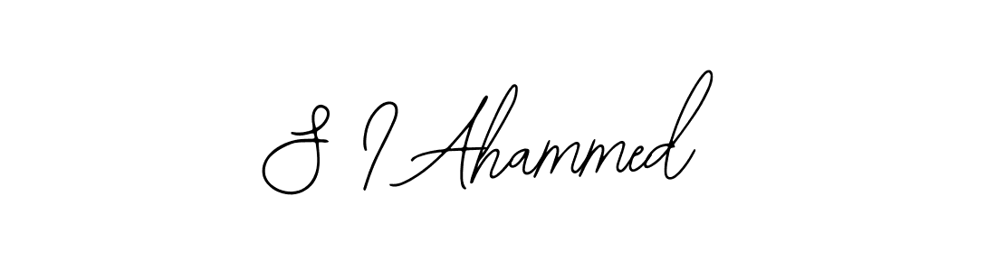 It looks lik you need a new signature style for name S I Ahammed. Design unique handwritten (Bearetta-2O07w) signature with our free signature maker in just a few clicks. S I Ahammed signature style 12 images and pictures png