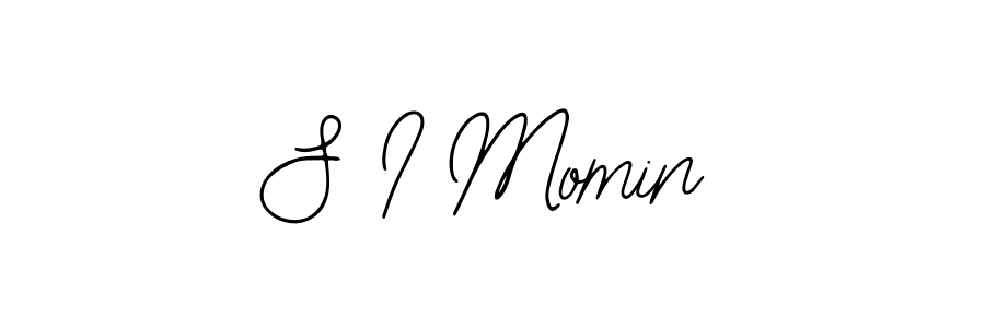 How to make S I Momin signature? Bearetta-2O07w is a professional autograph style. Create handwritten signature for S I Momin name. S I Momin signature style 12 images and pictures png