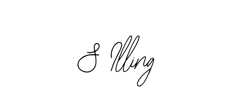 Create a beautiful signature design for name S Illing. With this signature (Bearetta-2O07w) fonts, you can make a handwritten signature for free. S Illing signature style 12 images and pictures png