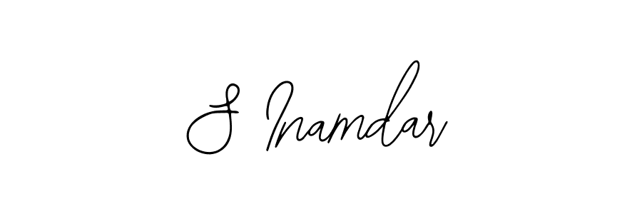 How to make S Inamdar name signature. Use Bearetta-2O07w style for creating short signs online. This is the latest handwritten sign. S Inamdar signature style 12 images and pictures png