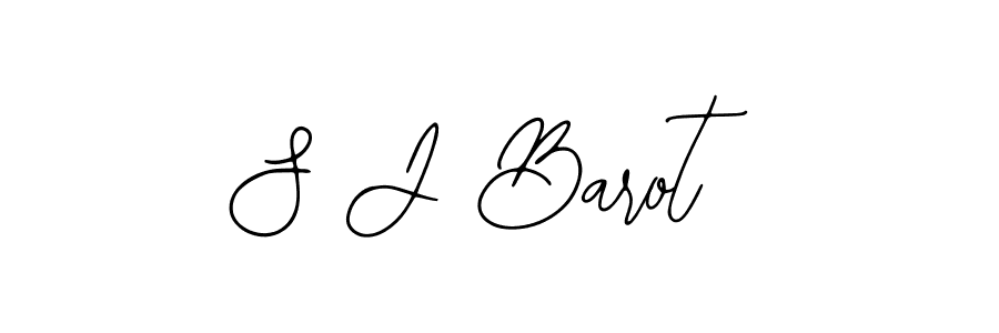 S J Barot stylish signature style. Best Handwritten Sign (Bearetta-2O07w) for my name. Handwritten Signature Collection Ideas for my name S J Barot. S J Barot signature style 12 images and pictures png
