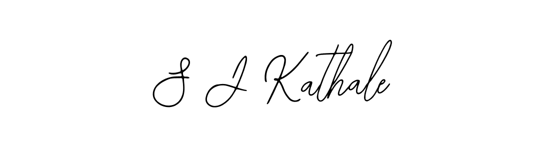 S J Kathale stylish signature style. Best Handwritten Sign (Bearetta-2O07w) for my name. Handwritten Signature Collection Ideas for my name S J Kathale. S J Kathale signature style 12 images and pictures png