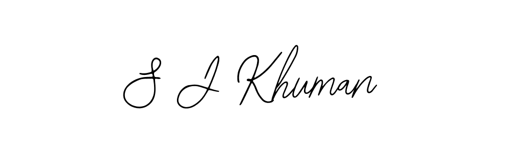 Best and Professional Signature Style for S J Khuman. Bearetta-2O07w Best Signature Style Collection. S J Khuman signature style 12 images and pictures png