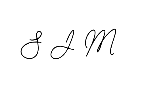 S J M stylish signature style. Best Handwritten Sign (Bearetta-2O07w) for my name. Handwritten Signature Collection Ideas for my name S J M. S J M signature style 12 images and pictures png