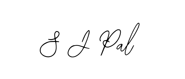 The best way (Bearetta-2O07w) to make a short signature is to pick only two or three words in your name. The name S J Pal include a total of six letters. For converting this name. S J Pal signature style 12 images and pictures png