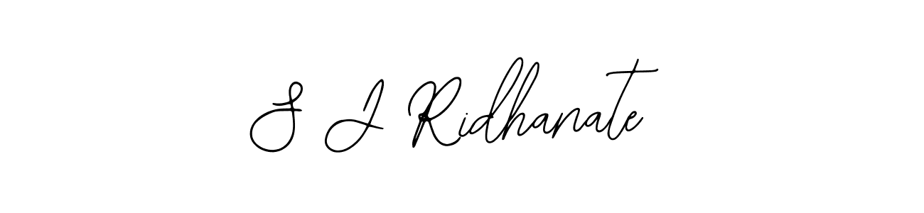 Make a beautiful signature design for name S J Ridhanate. With this signature (Bearetta-2O07w) style, you can create a handwritten signature for free. S J Ridhanate signature style 12 images and pictures png