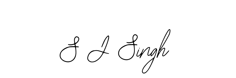 Use a signature maker to create a handwritten signature online. With this signature software, you can design (Bearetta-2O07w) your own signature for name S J Singh. S J Singh signature style 12 images and pictures png