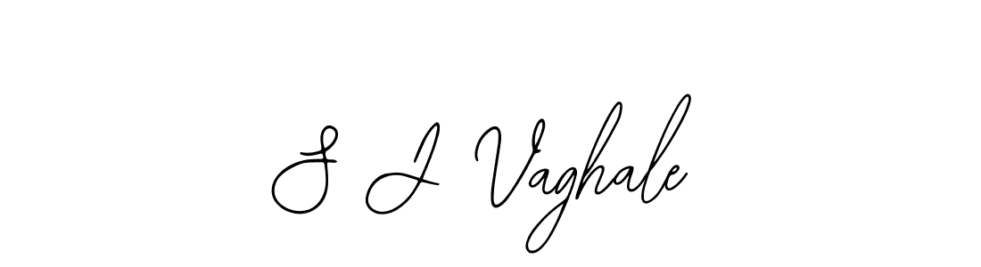 Use a signature maker to create a handwritten signature online. With this signature software, you can design (Bearetta-2O07w) your own signature for name S J Vaghale. S J Vaghale signature style 12 images and pictures png