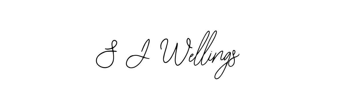 if you are searching for the best signature style for your name S J Wellings. so please give up your signature search. here we have designed multiple signature styles  using Bearetta-2O07w. S J Wellings signature style 12 images and pictures png
