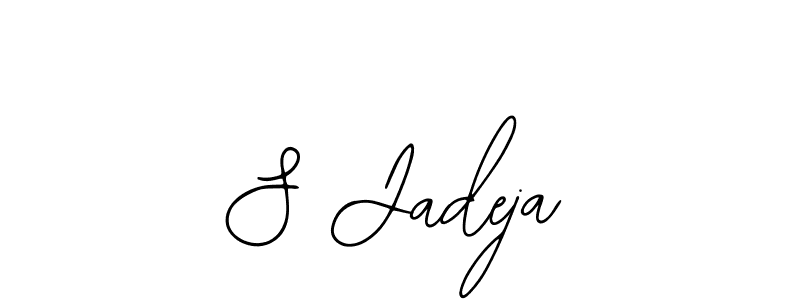 The best way (Bearetta-2O07w) to make a short signature is to pick only two or three words in your name. The name S Jadeja include a total of six letters. For converting this name. S Jadeja signature style 12 images and pictures png