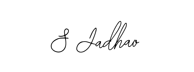 if you are searching for the best signature style for your name S Jadhao. so please give up your signature search. here we have designed multiple signature styles  using Bearetta-2O07w. S Jadhao signature style 12 images and pictures png