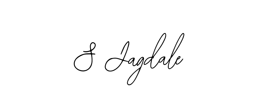 Use a signature maker to create a handwritten signature online. With this signature software, you can design (Bearetta-2O07w) your own signature for name S Jagdale. S Jagdale signature style 12 images and pictures png