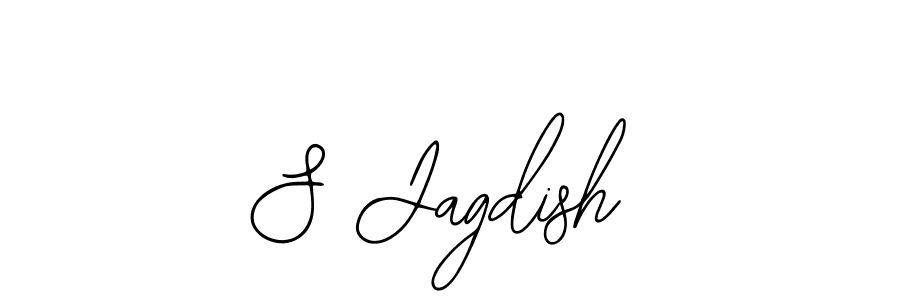 Design your own signature with our free online signature maker. With this signature software, you can create a handwritten (Bearetta-2O07w) signature for name S Jagdish. S Jagdish signature style 12 images and pictures png