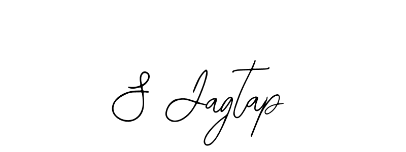 Make a beautiful signature design for name S Jagtap. With this signature (Bearetta-2O07w) style, you can create a handwritten signature for free. S Jagtap signature style 12 images and pictures png