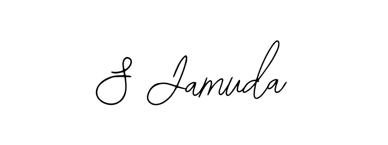 S Jamuda stylish signature style. Best Handwritten Sign (Bearetta-2O07w) for my name. Handwritten Signature Collection Ideas for my name S Jamuda. S Jamuda signature style 12 images and pictures png